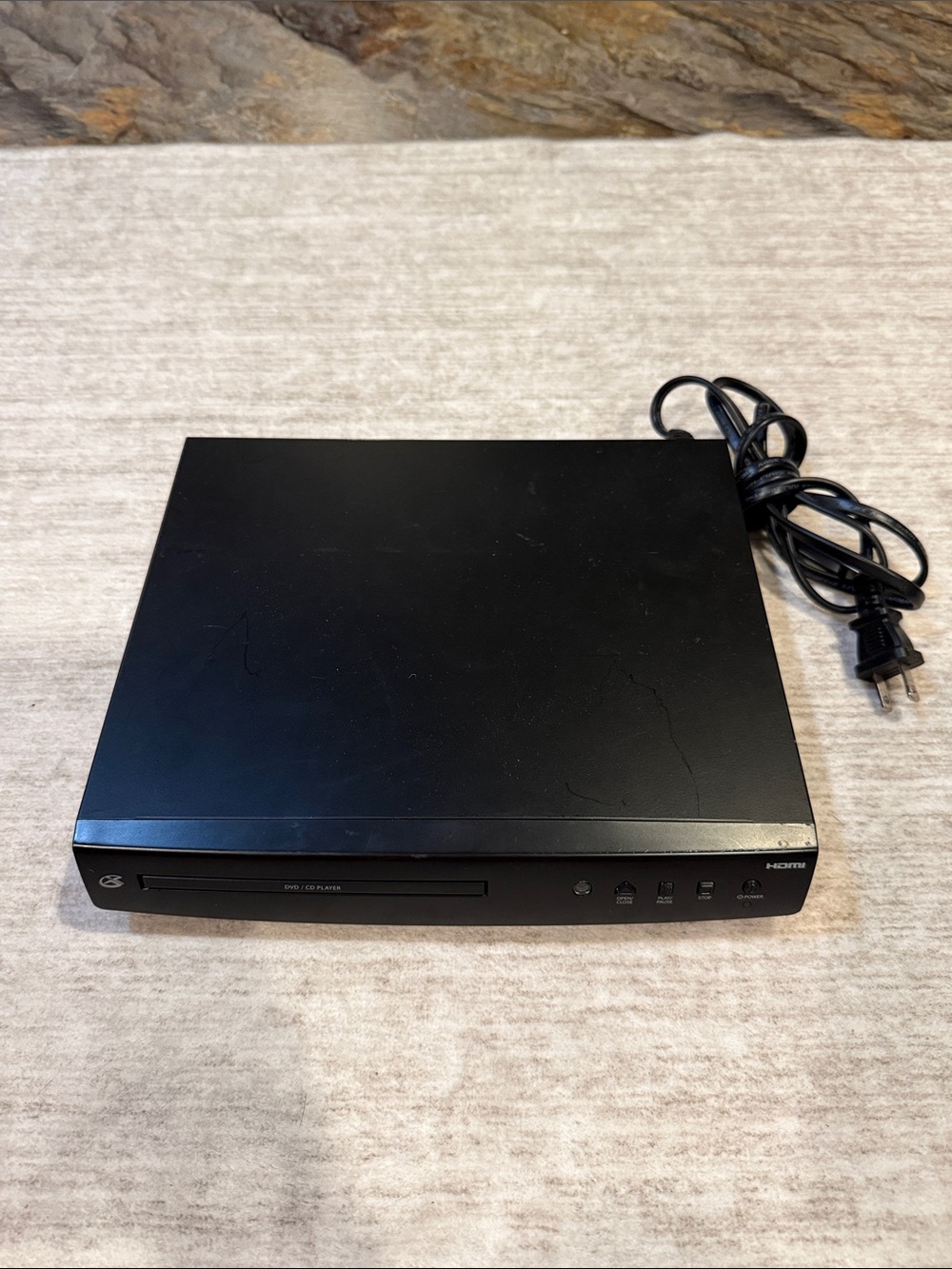 GPX Black DVD Player - Compact Electronics Video Device